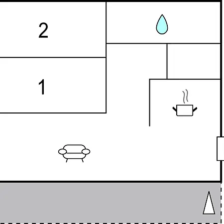 Awesome In Okrug Gornji 아파트